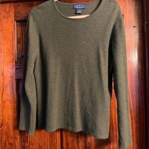Charter Club Green Cashmere Sweater